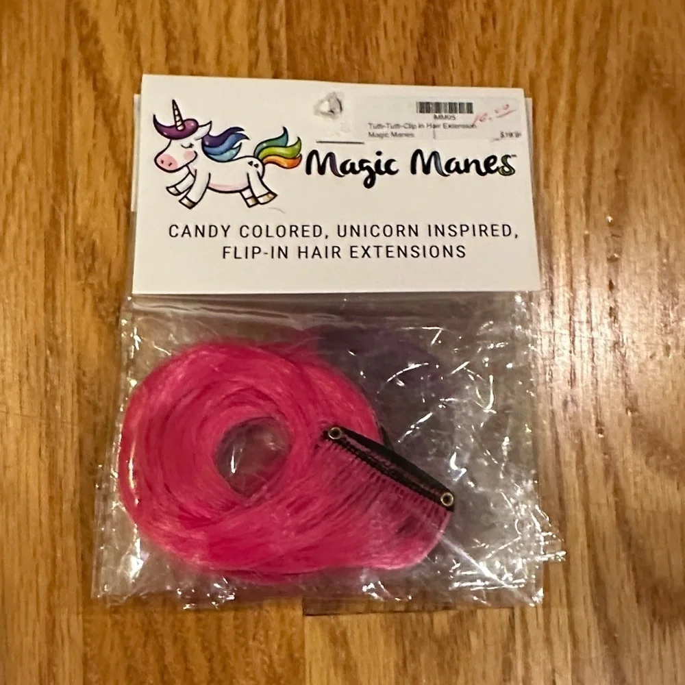 Magic Pink Hair Extensions